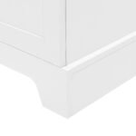 Storage Cabinet with Two Doors and Adjustable Shelf, White - Image 15