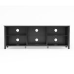TV Stand Storage Media Console and Entertainment Center, Black - Image 7