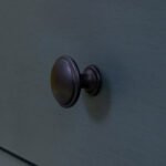 Retro Design Console Table with Two Open Shelves (Navy) - Image 17