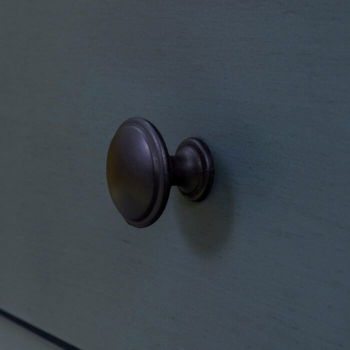 Retro Design Console Table with Two Open Shelves (Navy) - Image 17