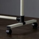 Short hanger heavy-duty rolling with bottom racks and wheels - Image 2