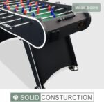 Soccer Table - A match sized soccer table with 2 balls and 2 beverage racks - Image 3