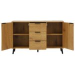 Side panel buffet cabinet with storage room with 3 drawers and 2 doors - Image 12