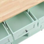 Kitchen trolley with internal storage rack and 3 dining room drawers - Image 21
