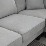 Modern U Shape Sectional Sofa 7 Seat Fabric Sectional Sofa Set - Image 17
