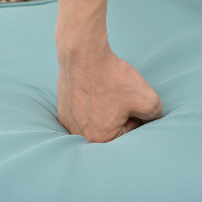 Patio Seasonal Outdoor Wicker Furniture Set with Black Metal Table - Image 24