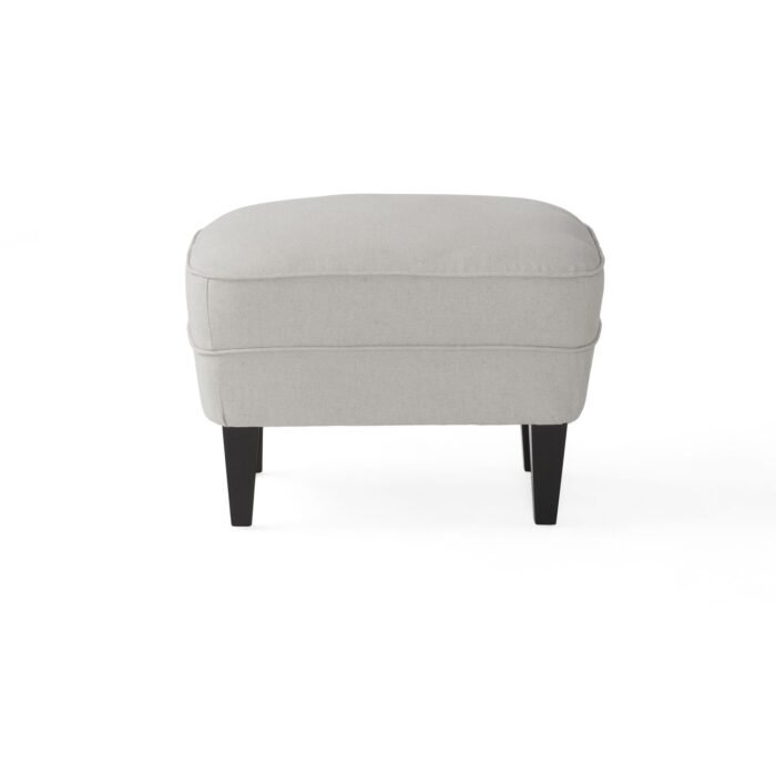 Fabric club stylish cushioned armchair with Ottoman set - Image 16