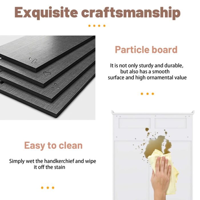 Entryway and Hallway 4 in1 Coat Rack with Shoe Storage Bench and 4 Hooks, White - Image 4