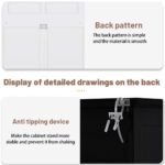 Entryway and Hallway 4 in1 Coat Rack with Shoe Storage Bench and 4 Hooks, White - Image 2