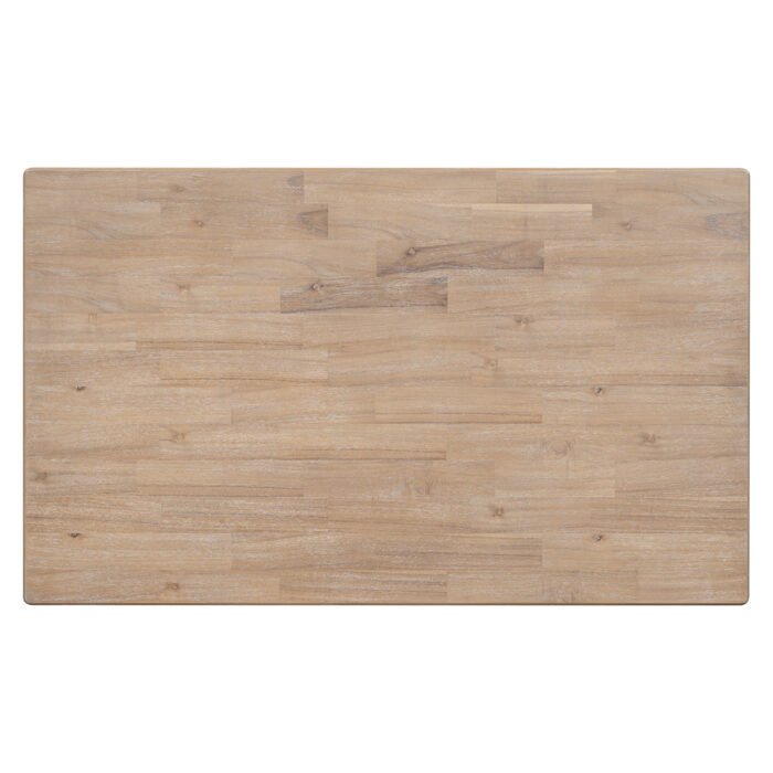 TREXM Classic and Traditional Style 6 Piece Dining Set (Natural Wood Wash） - Image 9