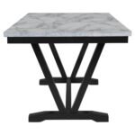 TREXM Modern Style 6-piece Dining Table with 4 Chairs and 1 Bench - Image 16