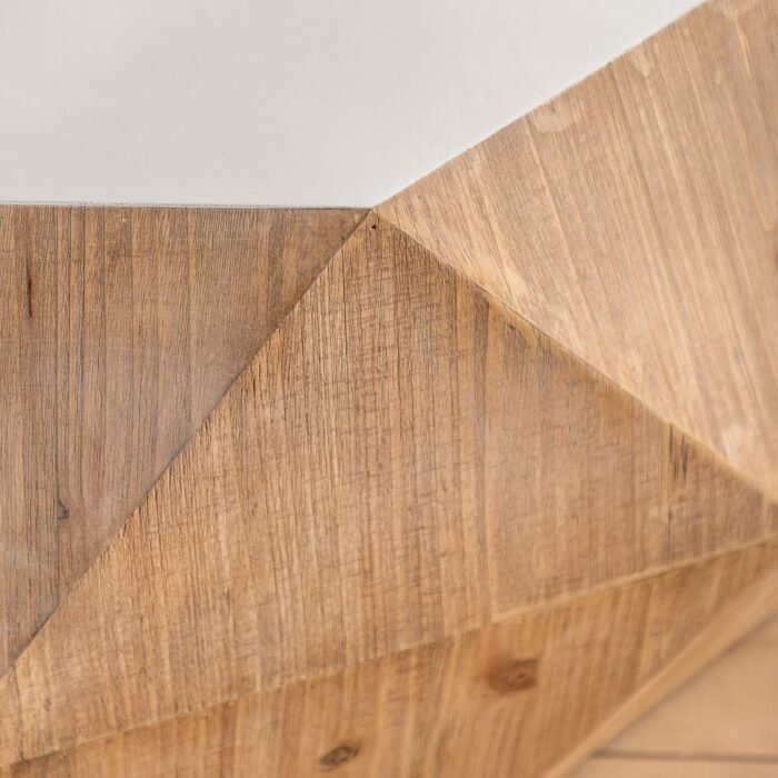 Three dimensional Embossed Pattern Design American Retro Style Coffee Table - Image 9