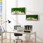 Los Angeles Moss City Silhouette Metal Wall Art Small - Image 2