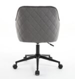 Velvet Office Desk Chair with Wheels - Image 14
