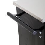 5 Drawers Multi Functional Tool Cart With Wheels, Black and Blue - Image 15