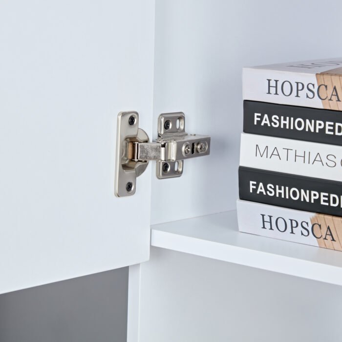 Farmhouse Coffee Bar and Wine Cabinet with Storage - Image 10