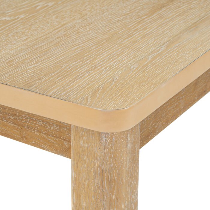 TOPMAX expandable dining table 9 pieces set with detachable leaves and 6 armless chairs and 2 armchairs - Image 15