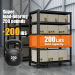 Household adjustable five layers display storage steel rack storage rack - Image 2