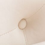 Chaise Lounge Velvet with Storage and Pillow and Arms, White - Image 26