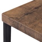 TOPMAX Counter Height Extra Long Dining Table Set with 3 Stools, Brown - Image 18