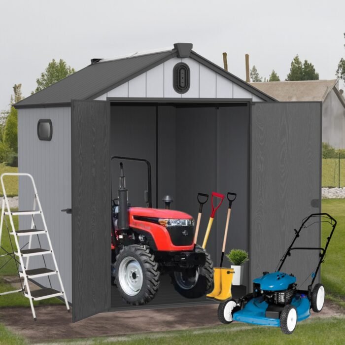 6x8FT plastic storage shed for backyard garden for Tool storage - Image 2