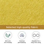 65" Mid-Century Modern Upholstered Fabric Corner Lounge Chair - Image 8