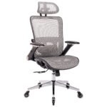 Ergonomic Mesh High Back Office Chair with Adjustable Headrest and Flip Up Arms - Image 8