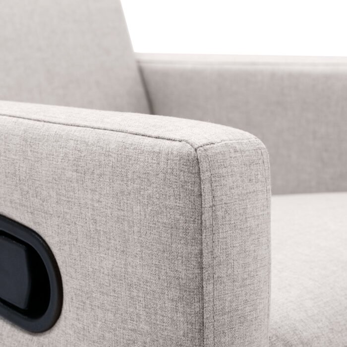 Modern Upholstered Rocker Nursery Chair Plush Glider Swivel Recliner - Image 29