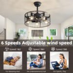 19.7In Classic Ceiling Fan with Light - Image 8