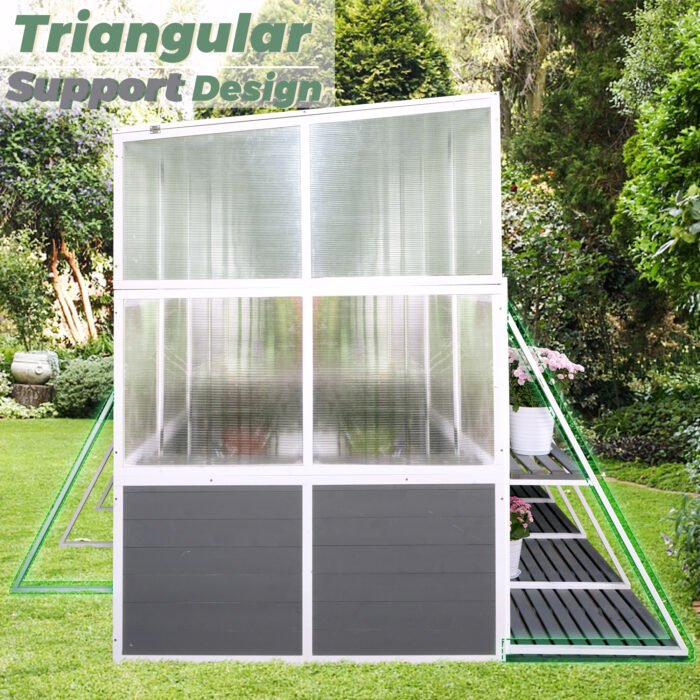 Heavy Duty Wooden Greenhouse  for Outside Winter - Image 7