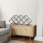 Iron Frame 9 Bottles Wine Rack