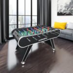 Soccer Table - A match sized soccer table with 2 balls and 2 beverage racks
