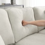 Modern U Shape Sectional Sofa 7 Seat Fabric Sectional Sofa Set - Image 20