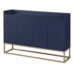 TREXM Modern Sideboard Elegant Buffet Cabinet with Large Storage (Navy) - Image 11