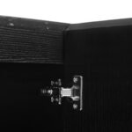 Carved Line 3 Door Storage Buffet With Adjustable Shelf and Large Storage and LED Lights - Image 17