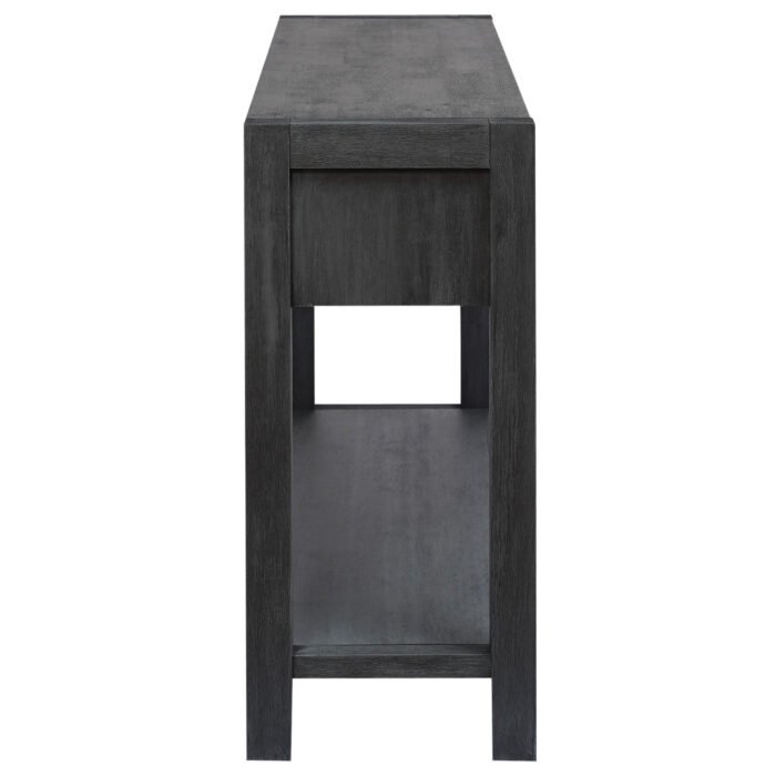 U_STYLE Console Table Entryway Table for Hallway Living Room with 2 Drawers and 1 Shelf - Image 6