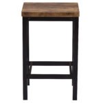 TOPMAX Counter Height Extra Long Dining Table Set with 3 Stools, Brown - Image 17