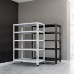Household adjustable five layers display storage steel rack storage rack