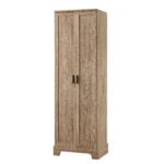 Storage Cabinet with Two Doors and Adjustable Shelf, Brown - Image 12