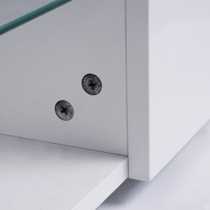 TV Stand Modern Entertainment Center with Storage High Gloss Gaming LED - Image 16