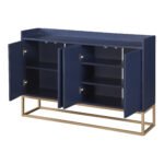 TREXM Modern Sideboard Elegant Buffet Cabinet with Large Storage (Navy) - Image 13