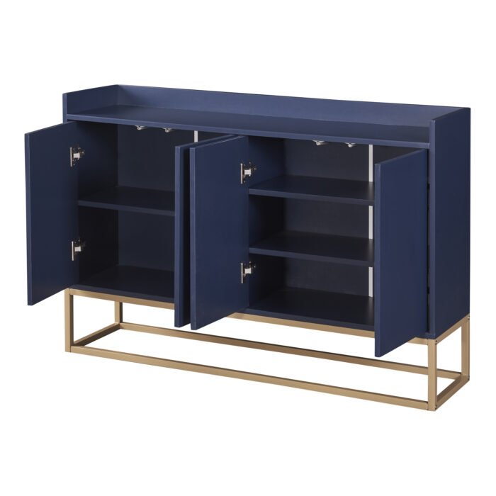 TREXM Modern Sideboard Elegant Buffet Cabinet with Large Storage (Navy) - Image 13