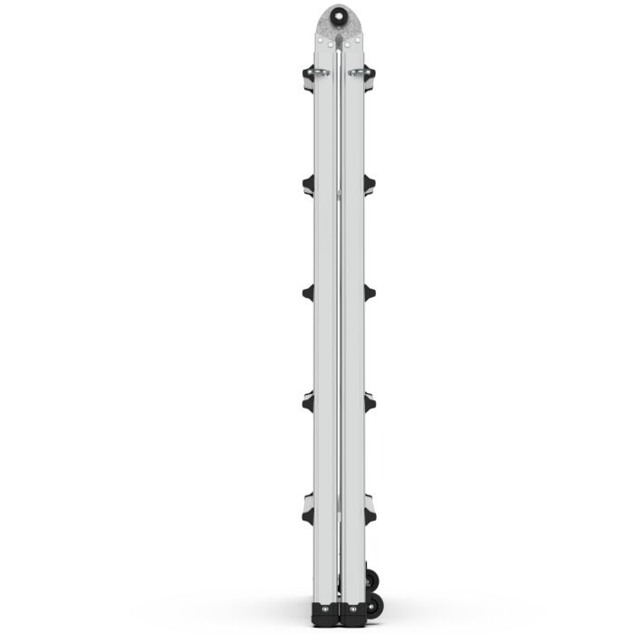 Aluminum Multi-Position Ladder with Wheels, 300 lbs Weight, 22 FT - Image 19
