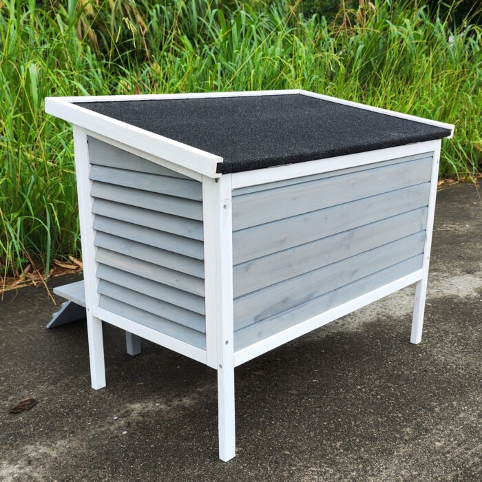 Outdoor Breathable Cat or Dog House Shelter with Escape Door - Image 7