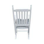 Wooden porch rocker chair White - Image 7
