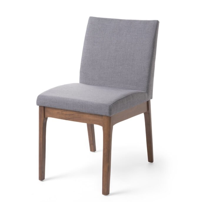 Gray wooden legs Dining Chair (Set of 2) - Image 7