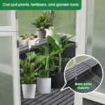 Walk in Polycarbonate Greenhouse for Patio Backyard (76x48x86)) - Image 6