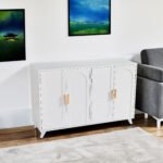 Sideboard Buffet cabinet with 4 doors and removable shelves