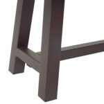 Outdoor Carlisle Benches Sandblasted Brown and Rustic Metal (Set of 2) - Image 12