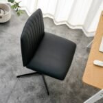Black High Grade Pu Material Adjustable Office Chair with Swivel Cushion - Image 6